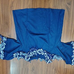 Madame embroidered off shoulder top